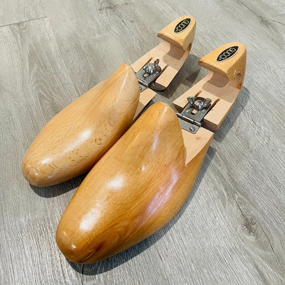 Vintage GUCCI Wooden Shoe Stretchers Size 41 and 42 - Picture 1 of 5
